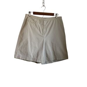 Talbots Petite Vintage Women’s Khaki Chino Shorts.  Size 14P